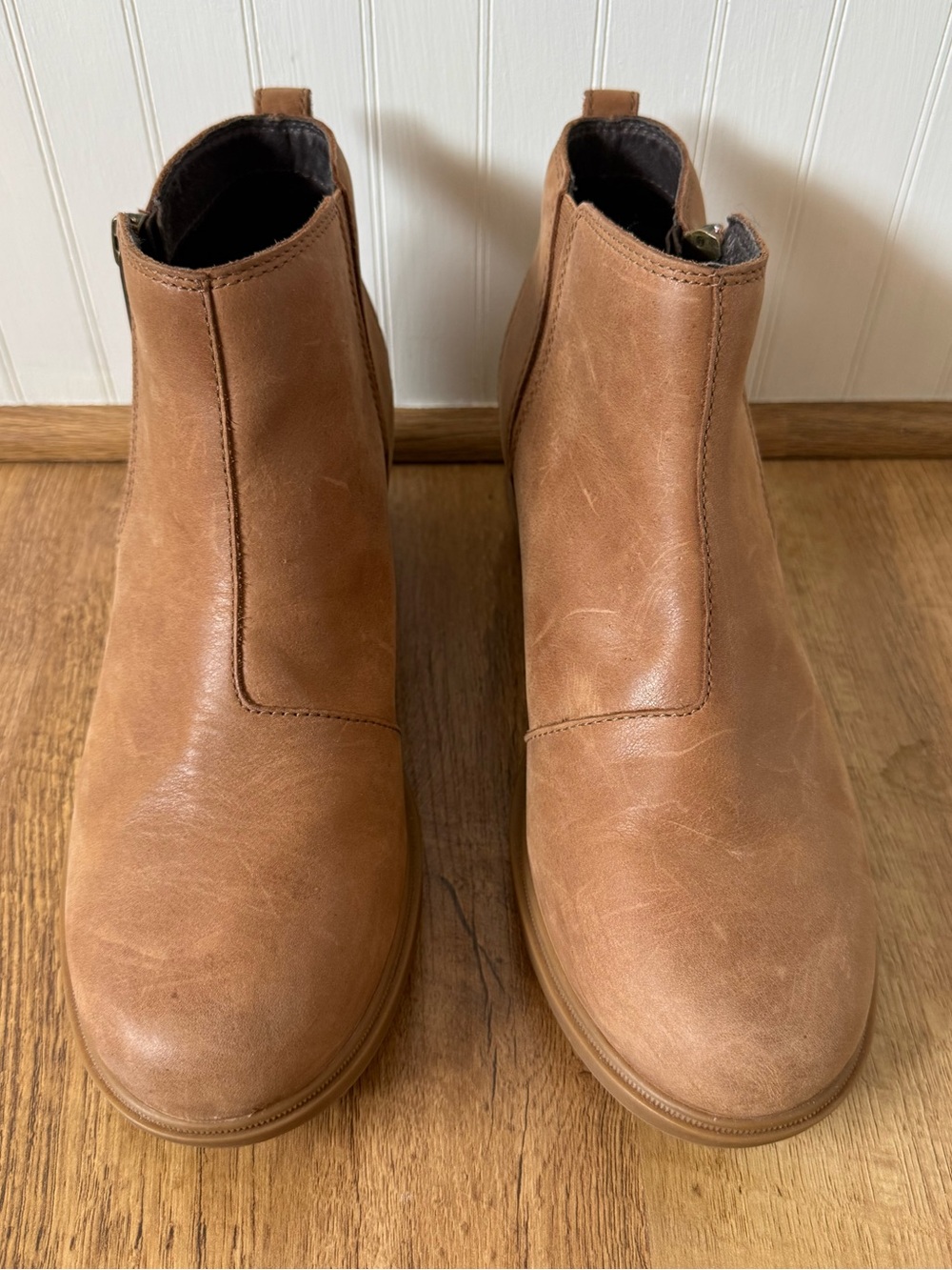 Sorel Women's Chestnut Brown Waterproof Leather Chelsea Ankle Booties